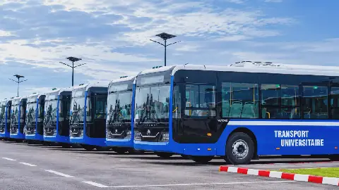 Benin Launches University Transport System with 63 Buses