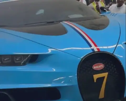 Burna Boy Acquires Bugatti Chiron Hypercar
