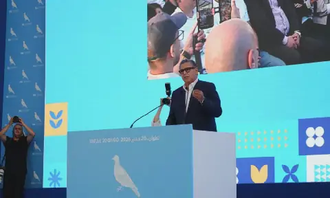 Akhannouch Defends Economic and Social Record, Taunts Opponents at RNI Rally