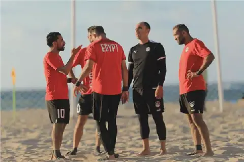 Egypt's Beach Soccer Team Thrash Alexandria 7-2 in Friendly Match