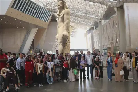 Delegates of Special Olympics Regional Games - "Cairo 2026" Visit the Grand Egyptian Museum