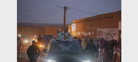 Mauritania President Receives Warm Welcome in Wadane