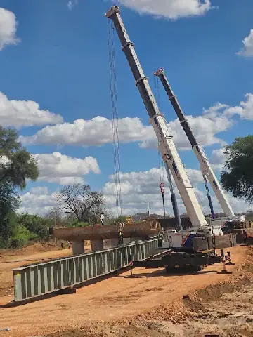 Construction of Enziu Bridge in Kitui Underway as Promised by Ruto