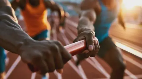 The Critical Role of Baton Exchange in Relay Racing and Corporate Succession