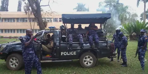 Heavy Security Deployment at Bunyoro Kitara Kingdom Premises