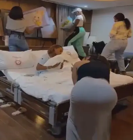 Kisumu Slay Queens Celebrate Newborn Baby with Maternity Ward Dance Party