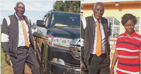The late Jackson Kibor with his wife Eunita. She has been declared the sole executor of her husband's estate valued at more than Ksh3 billion.
