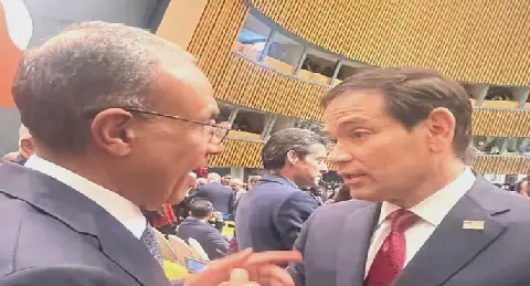 وزير الخارجية يبحث مع نظيره الأمريكى بنيويورك العلاقات الاستراتيجية بين البلدين والموضوعات الإقليمية