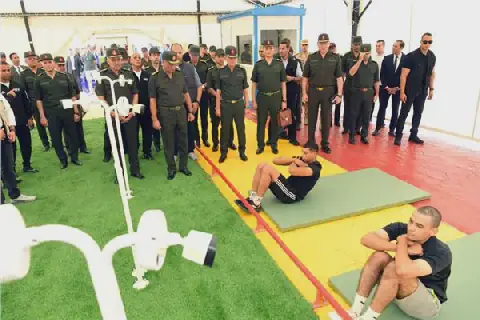 Egyptian Defense Minister Oversees Military Academy Acceptance Tests