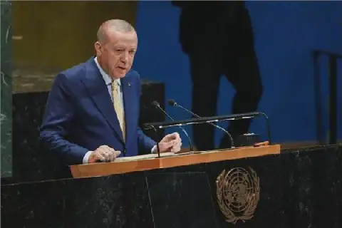 Erdogan Criticizes UN Security Council at General Assembly