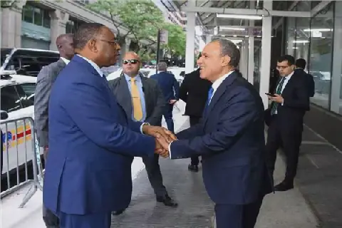 Egyptian Foreign Minister Meets Senegalese Candidate for UN Secretary-General