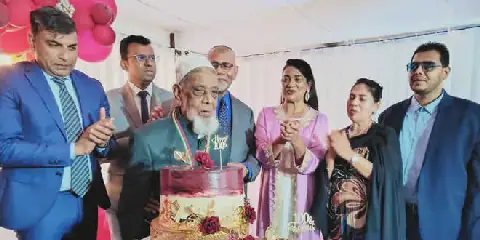 Mauritius' Gaffoor Kheedeer Celebrates 100th Birthday