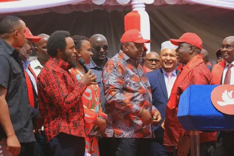 Matiang’i takes over Jubilee leadership as Uhuru exits party office