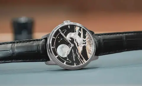 Arnold & Son Perpetual Moon 41.5 Platinum Horse of the Dunes