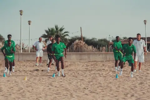 Entrainements de l'équipe nationale du Gabon