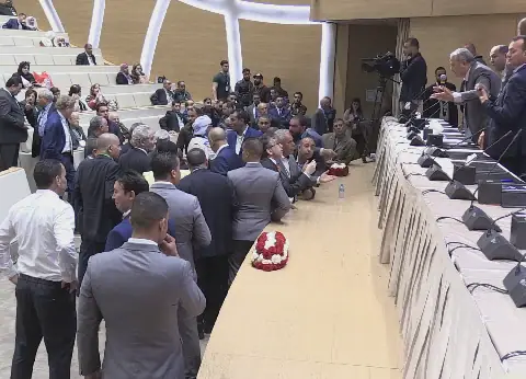 Algerian Ruling Party Meeting Turns Violent