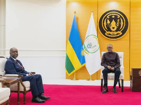Rwanda's President Kagame Meets IMF's Dr. N'Sonde to Discuss Economic Development