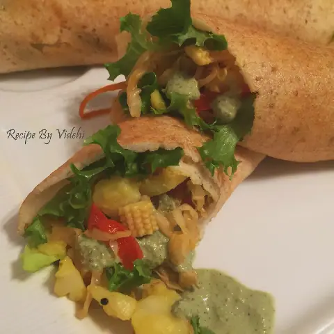 Dosa Wraps Recipe Shared by Videhi Sivurusan