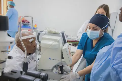 Mount Meru Hospital hosts free eye care camp for over 100 patients
