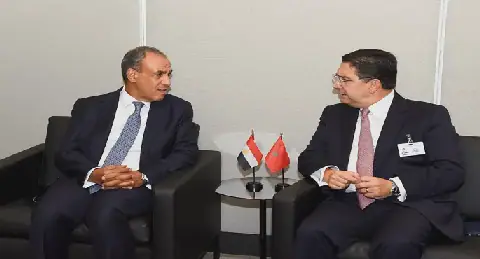 وزير الخارجية يبحث مع نظيره المغربى العلاقات الثنائية والقضايا الإقليمية