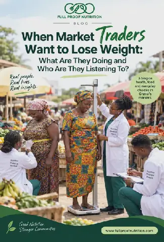 When market traders want to lose weight: What are they doing and who are they listening to?