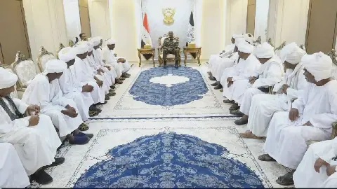 Sudanese Tribal Leaders Meet with Transitional Sovereign Council Head