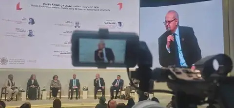محمد عثمان الخشت بمعرض أبوظبي للكتاب: فهم الأديان من الداخل ركيزة أساسية للأمن الفكري