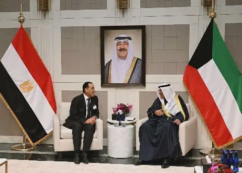 Egyptian Prime Minister Meets Kuwaiti Crown Prince at UN General Assembly