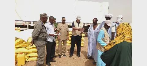 Mauritania's Food Security Commission Provides Aid to Families Affected by Rain
