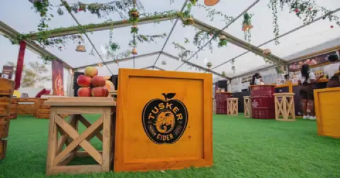 Tusker Cider Peaches & Cream event