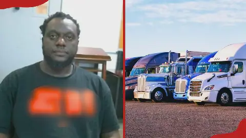Eric Maloba truck driver