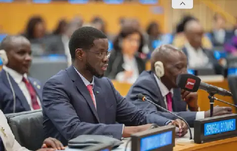 Senegal's President Faye Represents ECOWAS, Africa at UN General Assembly