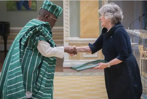 Nigeria’s new High Commissioner to Canada assumes office, targets stronger ties