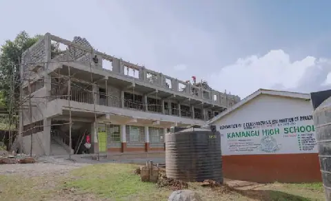 New Classrooms and Labs Under Construction at Kamangu Secondary School