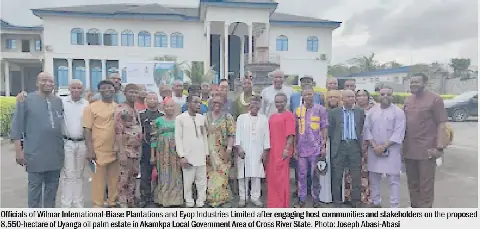 Firm Engages Communities Over Proposed 8,550-Hectare Uyanga Oil Palm Estate