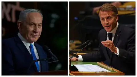 Assemblée générale de l’ONU : Israël accuse Emmanuel Macron de nier les attaques du Hamas