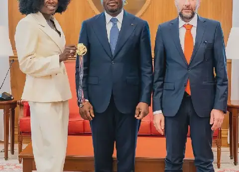 Benin's Noélie Yarigo Meets President Wadagni After Historic Medal Win