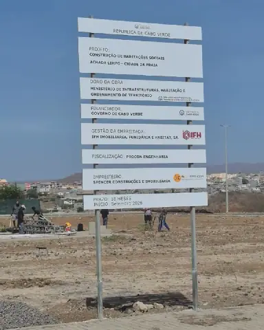 Governo de Cabo Verde Inicia Construção de 100 Habitações Sociais na Praia