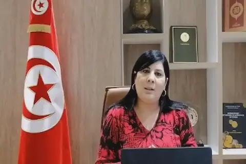 Abir Moussi, seule en lice pour la présidence du PDL, depuis sa cellule