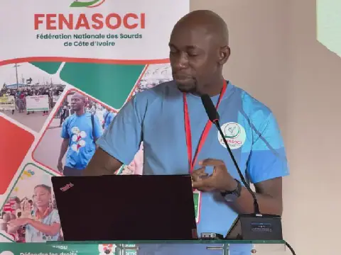 Côte d’Ivoire-AIP/Journée internationale de la langue des signes : La FENASOCI appelle les journalistes à bannir le terme « sourd-muet »