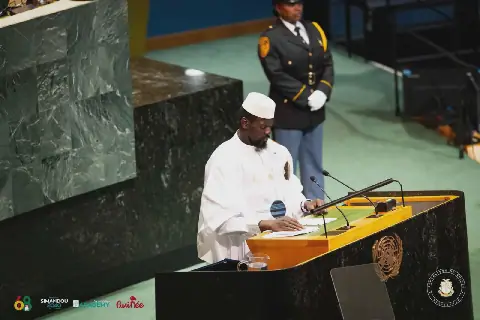 Le Président Mamadi Doumbouya défend la souveraineté de la Guinée à l'ONU