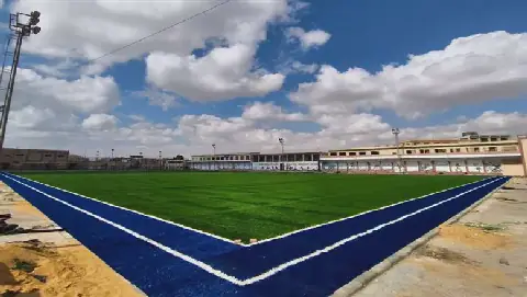 Egypt's Ministry of Youth and Sports Completes Development of Al-Arbaeen Youth Development Center Stadium in Suez