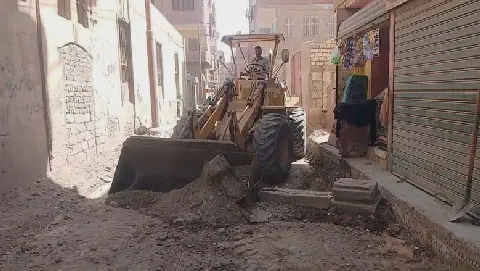 Egypt's Minya Governorate Begins Road Development in Smalut