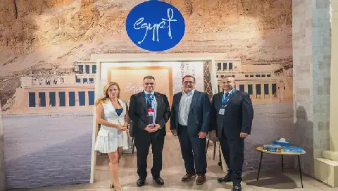 Monaco's Prince Albert II Praises Egyptian Civilization and Grand Museum During Visit to Egyptian Pavilion at Yacht Expo