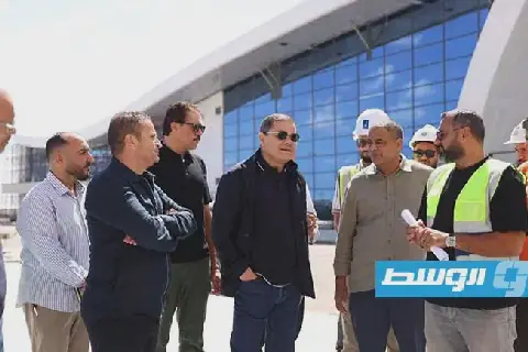 الدبيبة يدعو إلى رفع وتيرة العمل في مشروع مطار مصراتة الجديد
