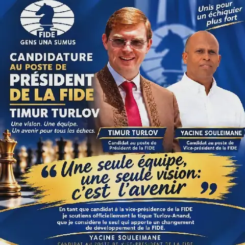 Djibouti's Yassin Souleiman Hassan Elected Vice-President of International Chess Federation