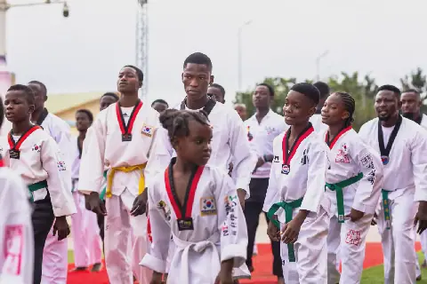 Over 500 students join launch of taekwondo awareness initiative in Ghana
