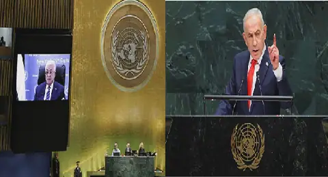 “الحياة الجديدة” الفلسطينية : خطابا نيويورك .. الرئيس يخاطب وعى العالم، ونتنياهو يستجدى صناديق الاقتراع