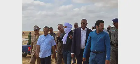 Mauritania's Agriculture Minister Inspects "Al-Rakaba" Project in Dar al-Baraka