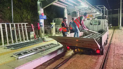 Behind the Scenes of Mauritius' Metro Express: A Night of Maintenance and Surveillance